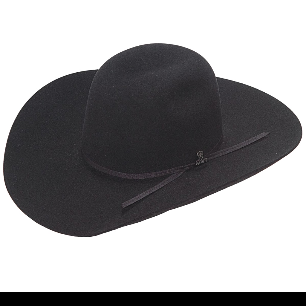 This Hat Comes With A Sleek 2 Cord Band And Ariat Hat Pin. Exceptional Quality